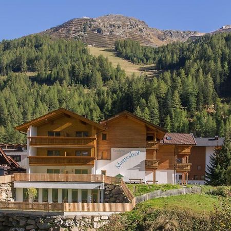 Apparthotel Marteshof Pfelders Exteriér fotografie