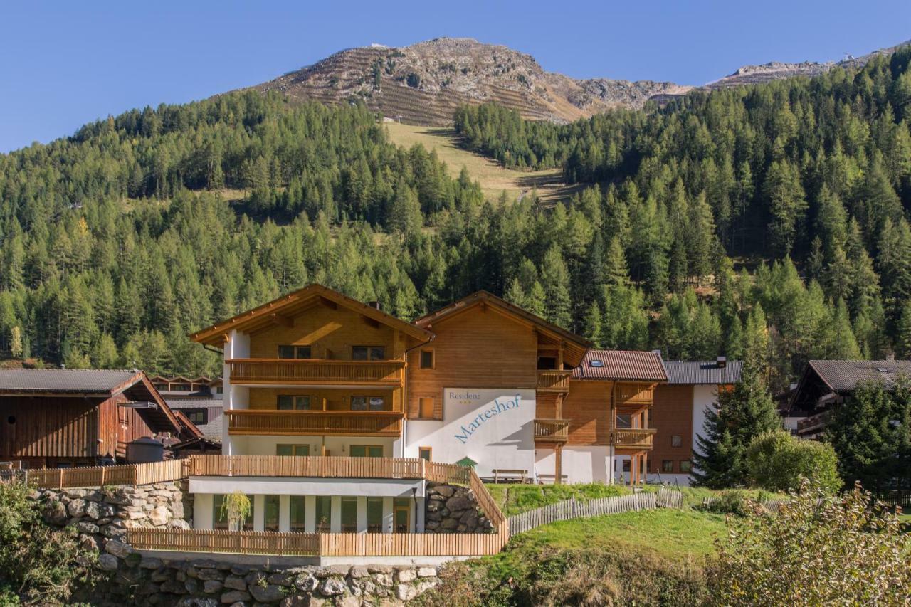 Apparthotel Marteshof Pfelders Exteriér fotografie