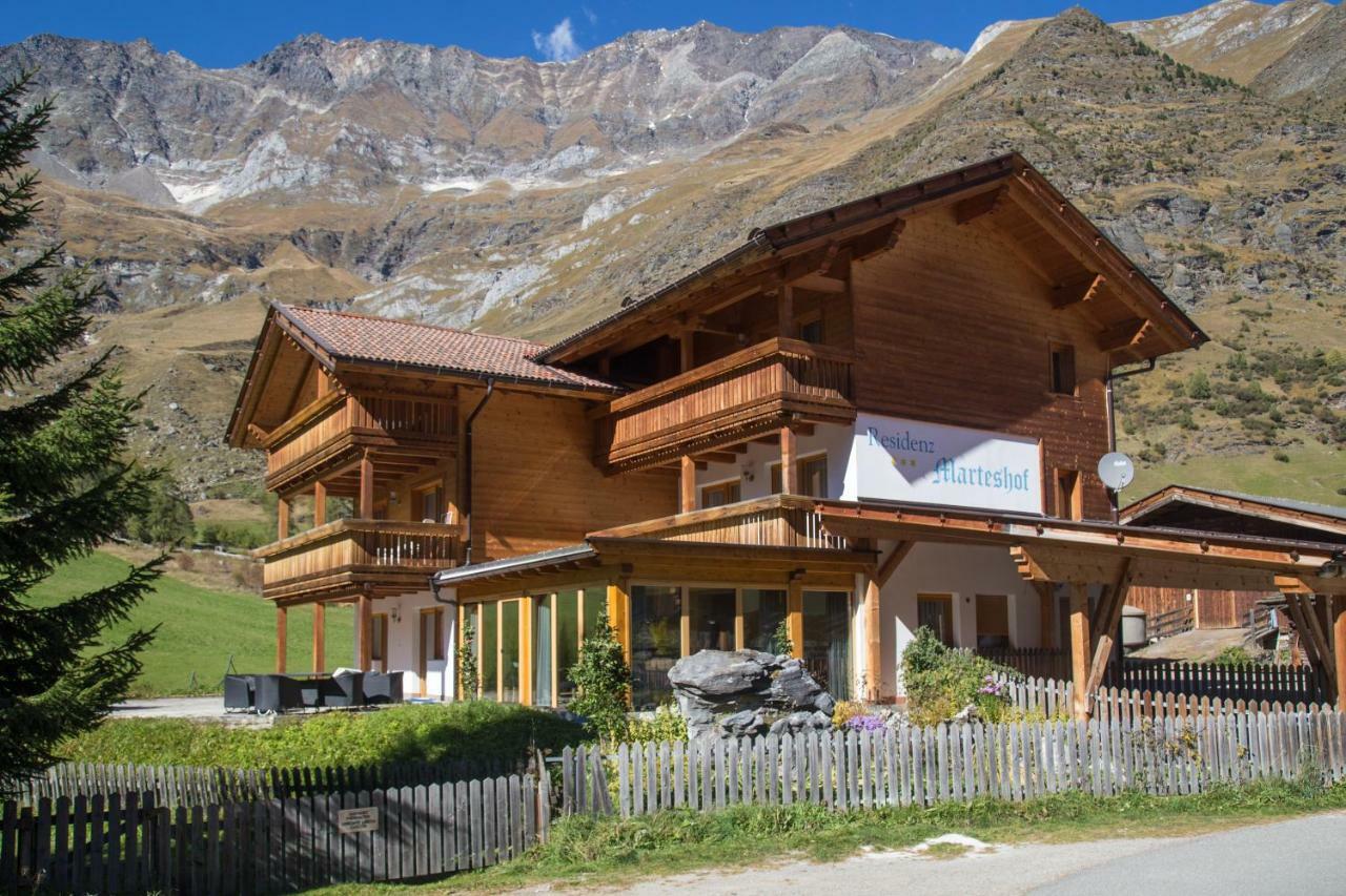 Apparthotel Marteshof Pfelders Exteriér fotografie